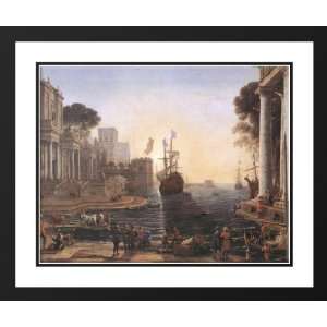  Lorrain, Claude 34x28 Framed and Double Matted Ulysses 