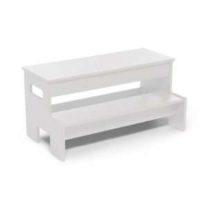  Loll Designs Step Stool Double   Cloud White