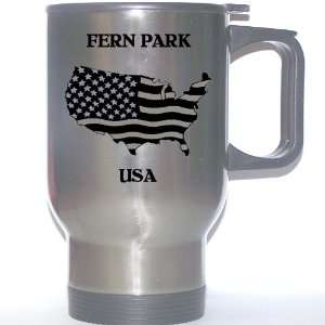 US Flag   Fern Park, Florida (FL) Stainless Steel Mug 