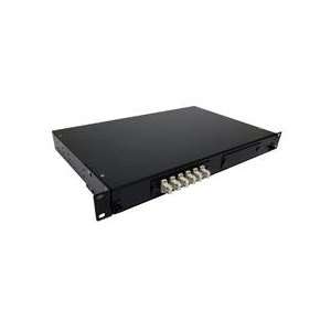  12 Port Fiber Patch Panel, Loaded with 6 Multimode LC 