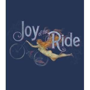  Joy of the Ride Womens Bicycle Organic T shirt 