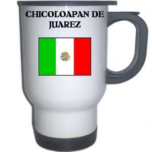  Mexico   CHICOLOAPAN DE JUAREZ White Stainless Steel Mug 
