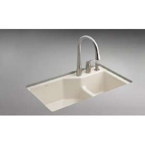 Kohler K 6411 3 30 Indio Undercounter Double Offset Basin Kitchen Sink 