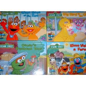  Sesame Street Pop Up Places Complete Set (2010) Toys 