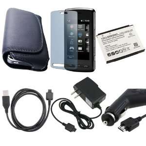 com Battery + Car + Home Charger + Cable + LCD + Case for LG Vu CU920 