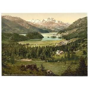  Photochrom Reprint of Upper Engadine, Kampfer and 