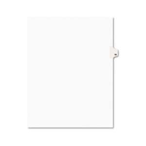   Dividers, 1 Tab, Title 58, Letter, WE, 25/pk   1058
