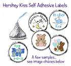 108~ Baby Shower Hershey Kiss Candy Wrapper Labels Kisses Favors