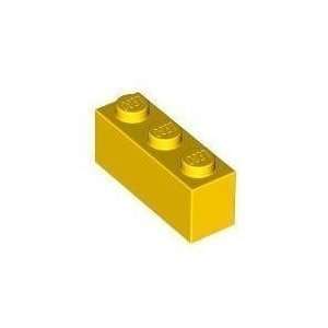  Lego Building Accessories 1 x 3 Bright Yellow Brick, Bulk 