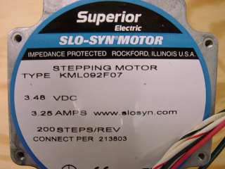 Superior Electric KML092F07 Slo Syn Stepping Motor NEW  