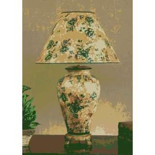  Legacy Lighting 1514TL 18P Decorative Porcelain Table Lamp 