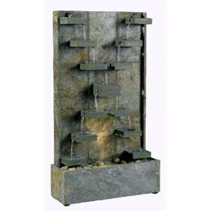  Watercross Floor Fountain by Kenroy Home   Natural Green 