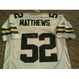  CLAY MATTHEWS SIGNED AUTOGRAPHED GREEN BAY PACKERS JERSEY 