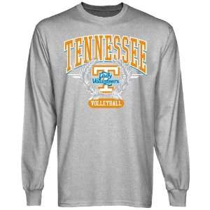  Tennessee Lady Vols Ash Laurels Volleyball Long Sleeve T 