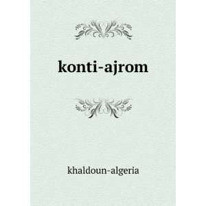  konti ajrom khaldoun algeria Books