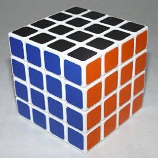 LanLan 4x4 Sticker Speed Cube Puzzle White