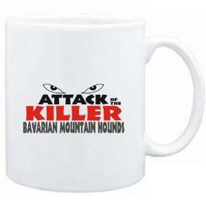 Mug White  ATTACK OF THE KILLER Bavarian Mountain Hounds  Dogs 