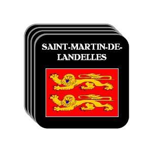   MARTIN DE LANDELLES Set of 4 Mini Mousepad Coasters 