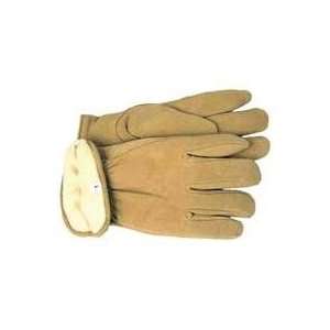  Best Quality Thinsulate Deerskin Glove / Tan Size Large By 