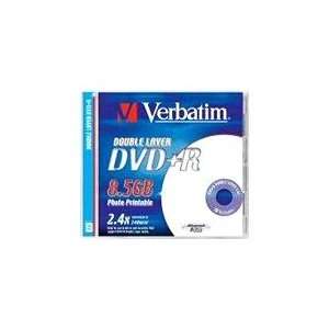  Verbatim DVD+R 8.5Gb 2.4x D/L Pack 1 43516 Electronics