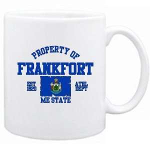   Property Of Frankfort / Athl Dept  Maine Mug Usa City