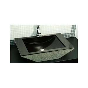  Cantrio Koncepts RS 012 Granite Rectangle Vessel Sink 