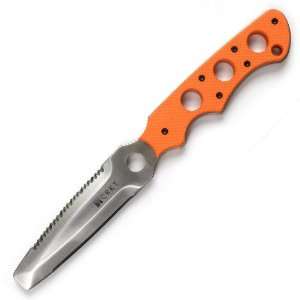  Hammond A.B.C. ER Knife Duel Edged Orange Handle Sheath 