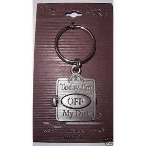  Off My Diet KeyChain Spoontiques Key Ring 