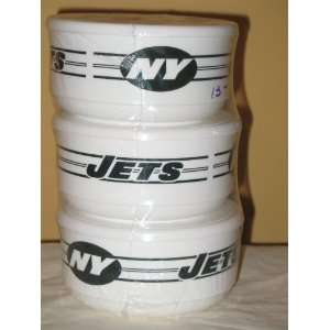  Officially Licensed by the NFL   NY Jets Covered Bowls 