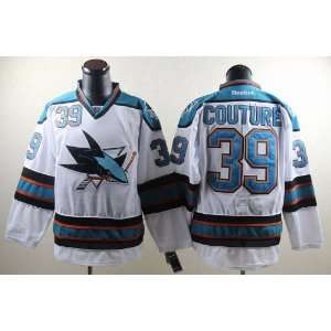  Logan Couture Jersey San Jose Sharks #39 White Jersey Hockey Jersey 