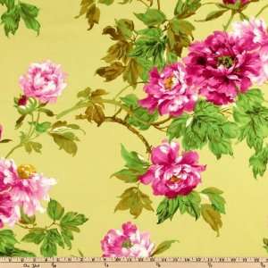   Miller China Garden Citron Fabric By The Yard Arts, Crafts & Sewing