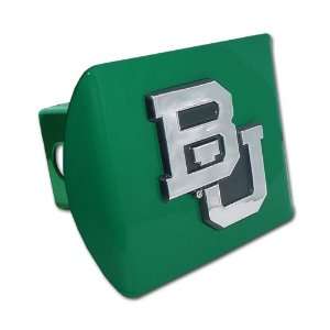 Baylor University Bears Green with Chrome BU Emblem NCAA College 