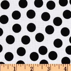 44 Wide Riley Blake Tuxedo Collection Dot White Fabric By The Yard 