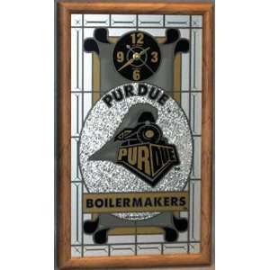 Purdue Boilermakers Framed Glass Wall Clock  Sports 