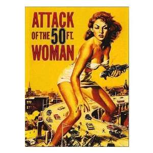 Attack of the 50 Foot Woman Movie Poster, 23.5 x 31.5 