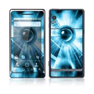   Droid 2 Skin Decal Sticker   Abstract Blue Tech 