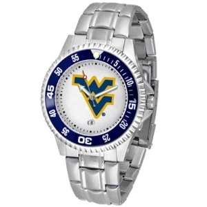  West Virginia Mountaineers NCAA Competitor Mens Watch (Metal Band 