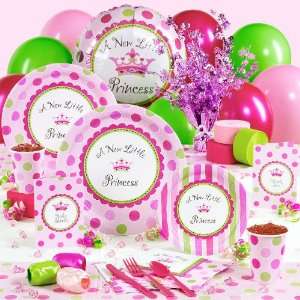  A New Little Princess Baby Shower Deluxe Party Pack for 16 