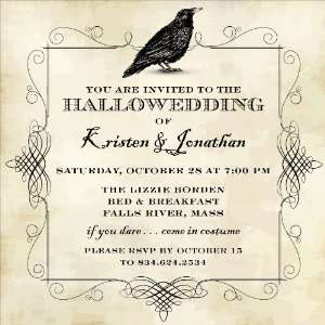  Raven Halloween Invitations