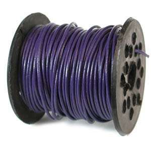  Genuine Leather Cord 2mm Purple Violet (By the Yard) Arts 