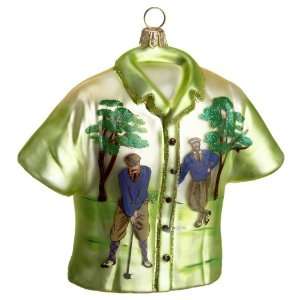 Ornaments To Remember Collector Shirt (Vintage Golf) Hand Blown Glass 