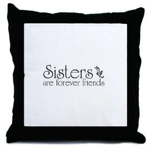 Forever Sisters 3 Cupsthermosreviewcomplete Throw Pillow by  