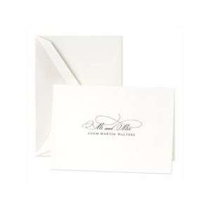   Calligraphic Pearl White Small Informal Notes
