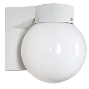 Maxlite SKF18GL 18W Outdoor Globe Lantern, White, Dusk to Dawn Photo 