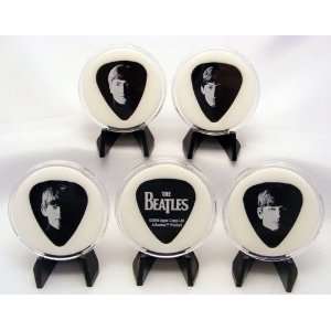   Beatles Meet The Beatles Guitar Pick Collection & MADE IN USA Displays