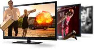   55 Inch Cinema 3D 1080p 480Hz LED HDTV with Smart TV Electronics