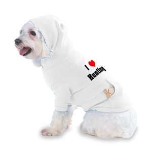   Hunting Hooded (Hoody) T Shirt with pocket for your Dog or Cat LARGE