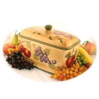  CANISTER SET,3PC CANISTER TUSCANY WINE GRAPE FRUITS