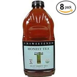 Honest Tea Iced Just Green/Unsweetened (95% Organic), 64 Ounces (Pack 