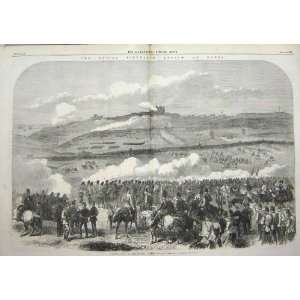  1867 EASTER VOLUNTEER REVIEW DOVER BATTLE SOLDIERS WAR 